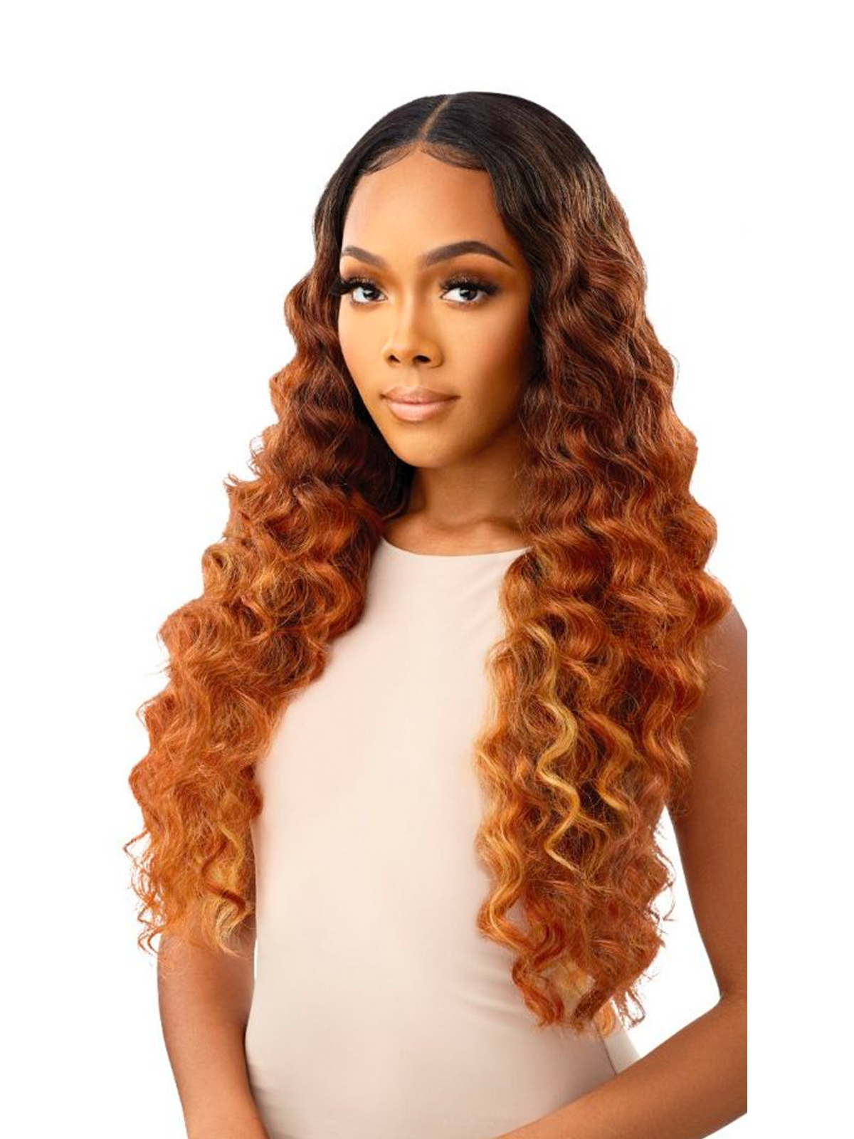 Outre Synthetic Melted Hairline HD Lace Front Wig Briallen