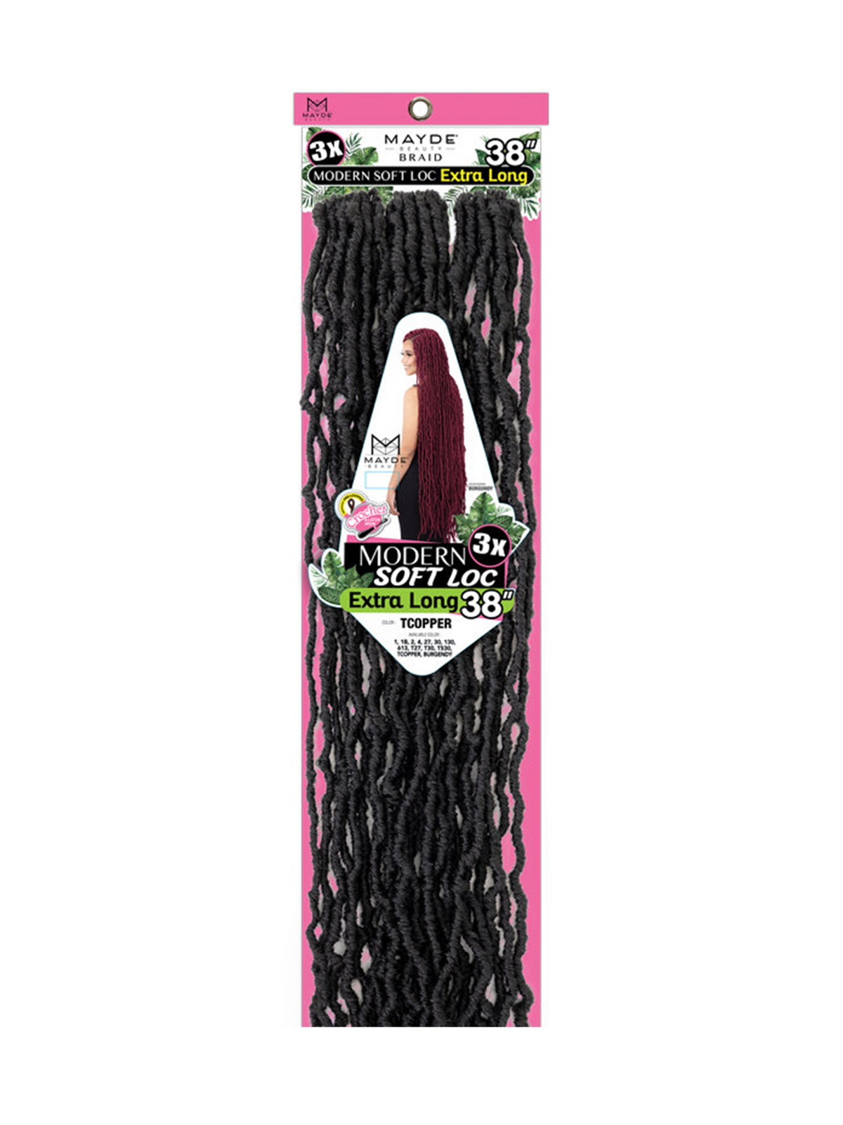 Mayde Beauty Crochet Braid - 3X Modern Soft Loc 38"