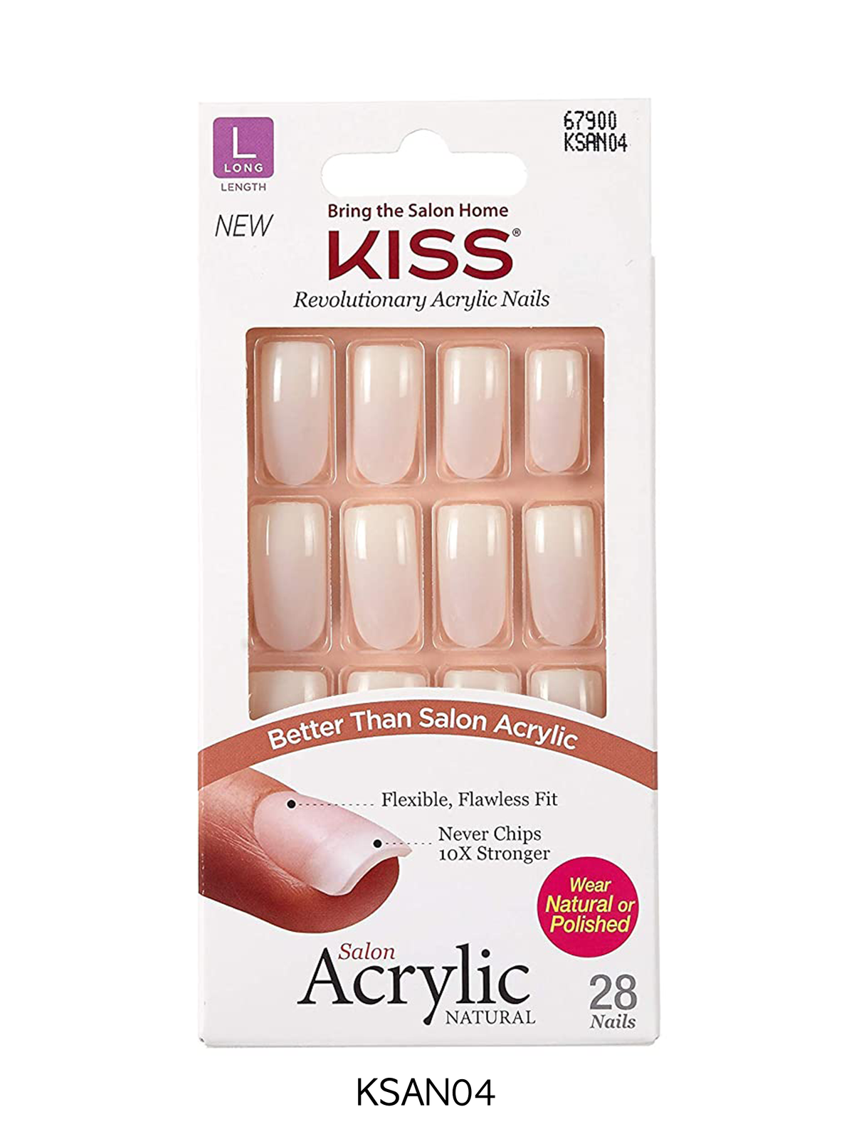 Kiss Salon Acrylic Natural Nail Kit 
