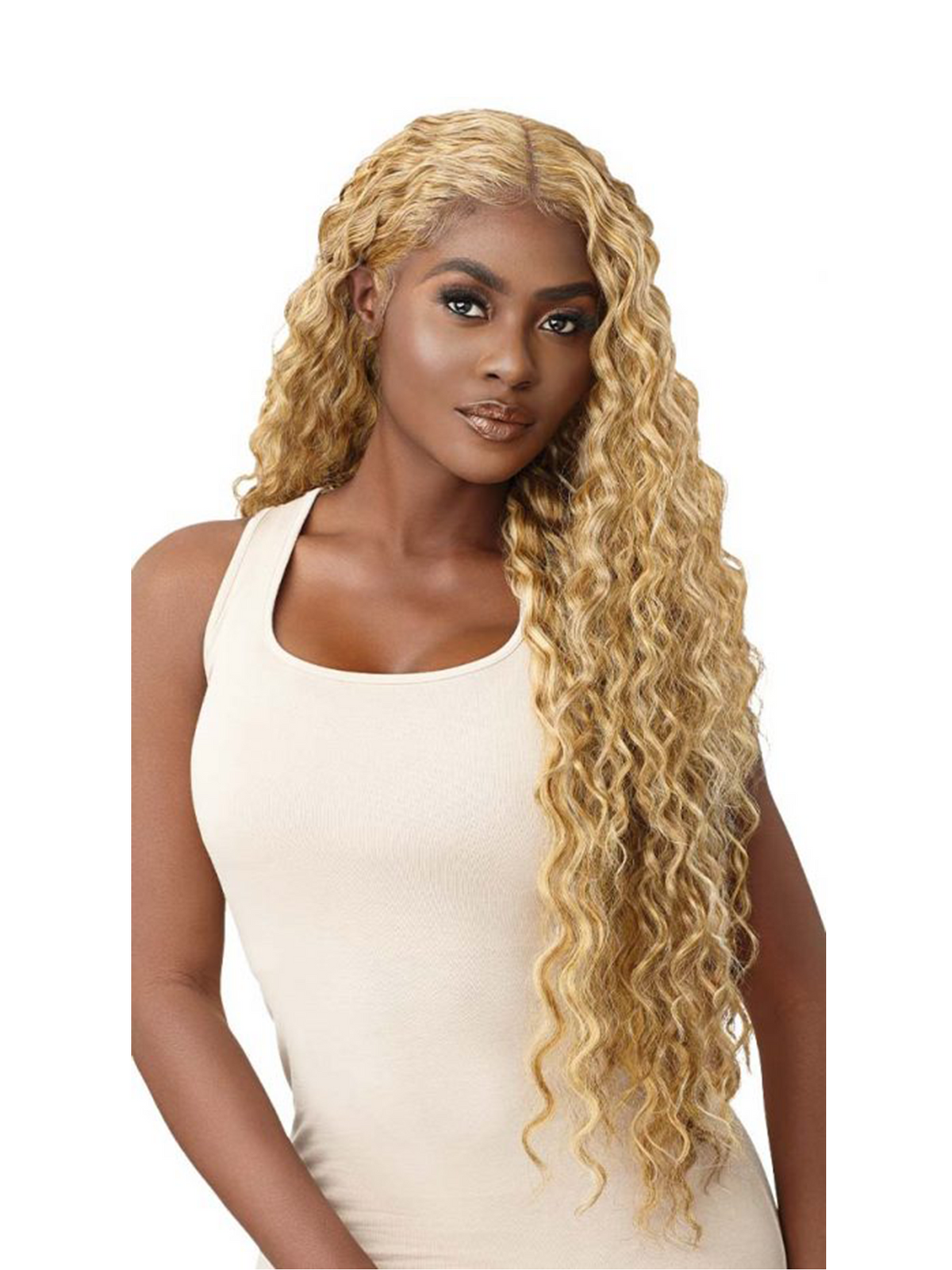 Outre Synthetic Melted Hairline HD Lace Front Wig Kallara