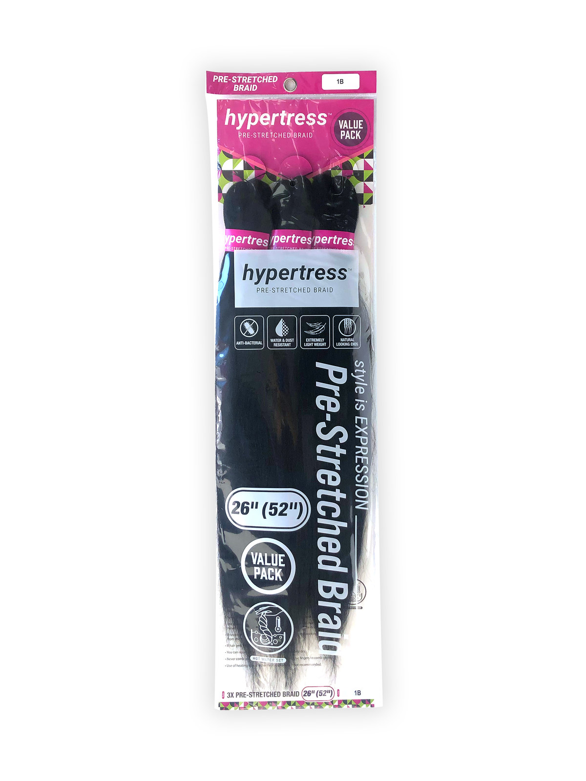 Hypertress Synthetic 3X Pre-Stretched Braid 52" (26")