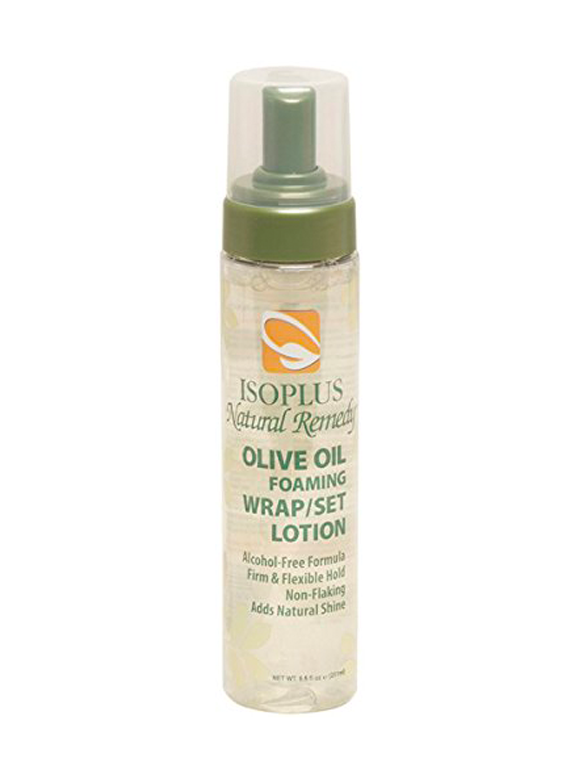 Isoplus Natural Remedy Olive Oil Foaming Wrap/Set Lotion 8.5oz
