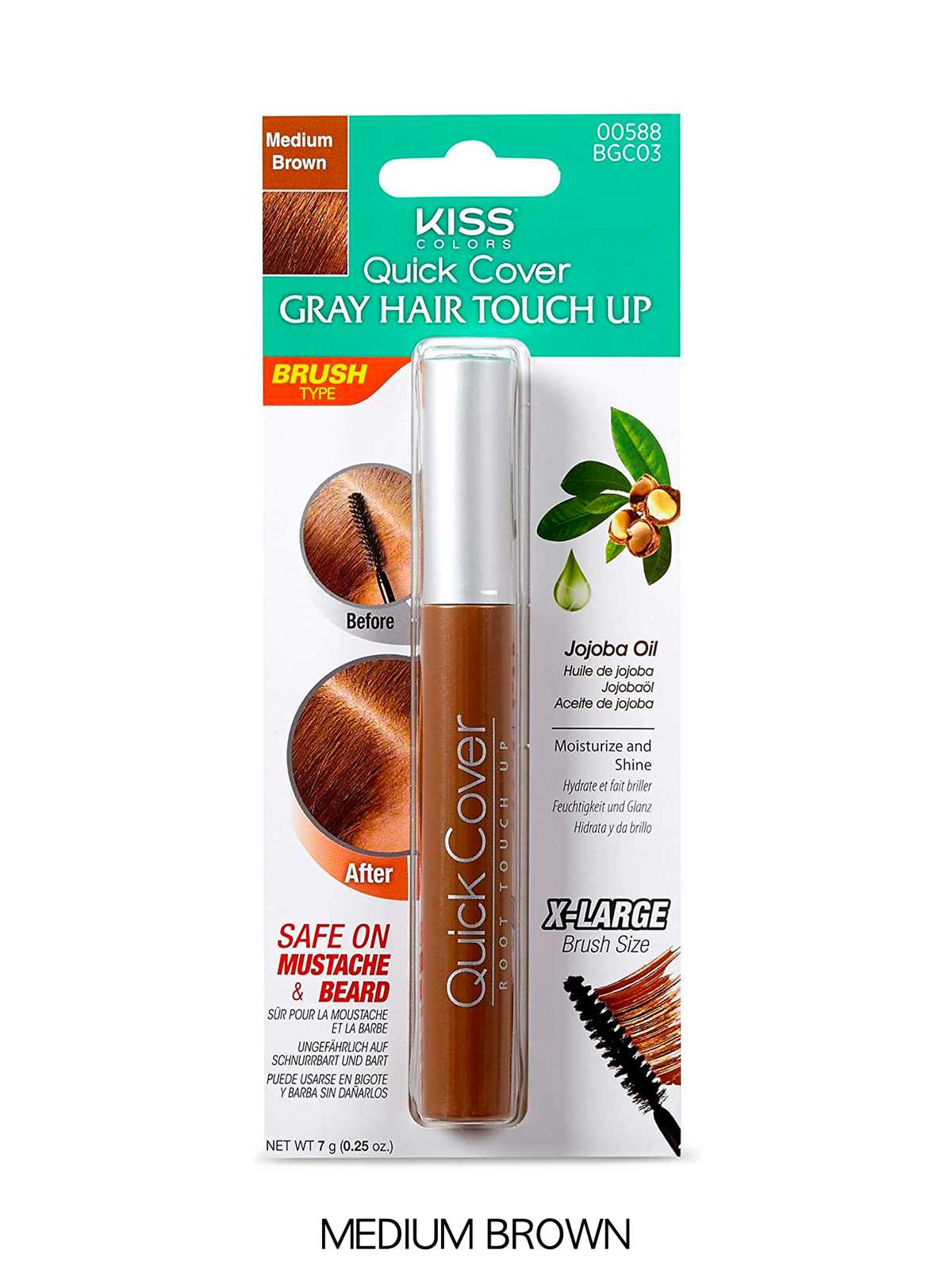 Kiss Quick Cover Brush-In Color Touch Up