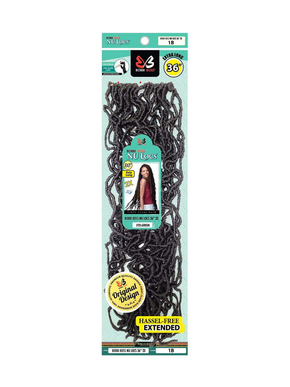 Bobbi Boss Crochet Braid - 2X Nu Locs 36"