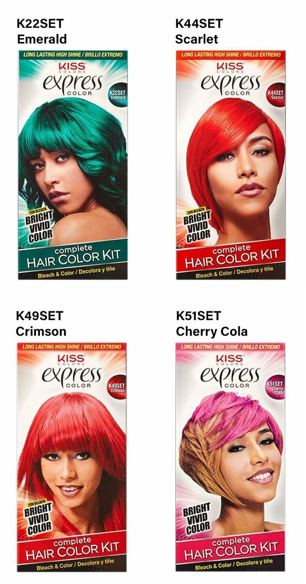 Kiss Express Color Complete Hair Color Kit