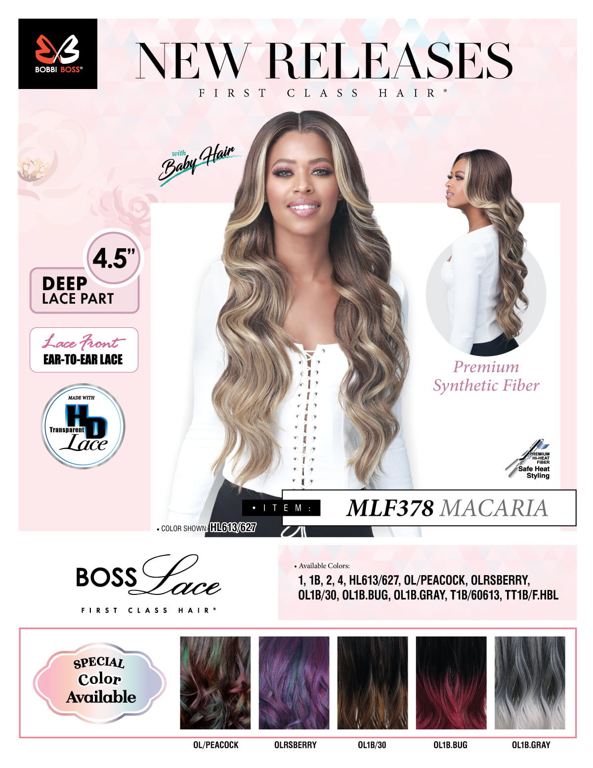 Bobbi Boss Deep Part Lace Front Wig Macaria