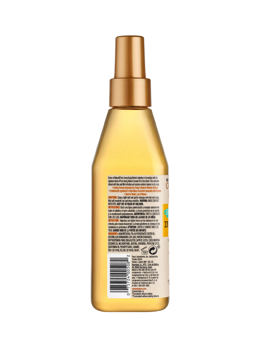 Creme of Nature Pure Honey Scalp Refresh Invigorating LeaveIn