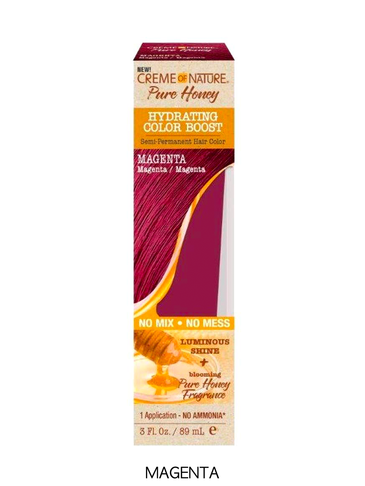 Creme of Nature Pure Honey Hydrating Color Boost Semi-Permanent Hair Color