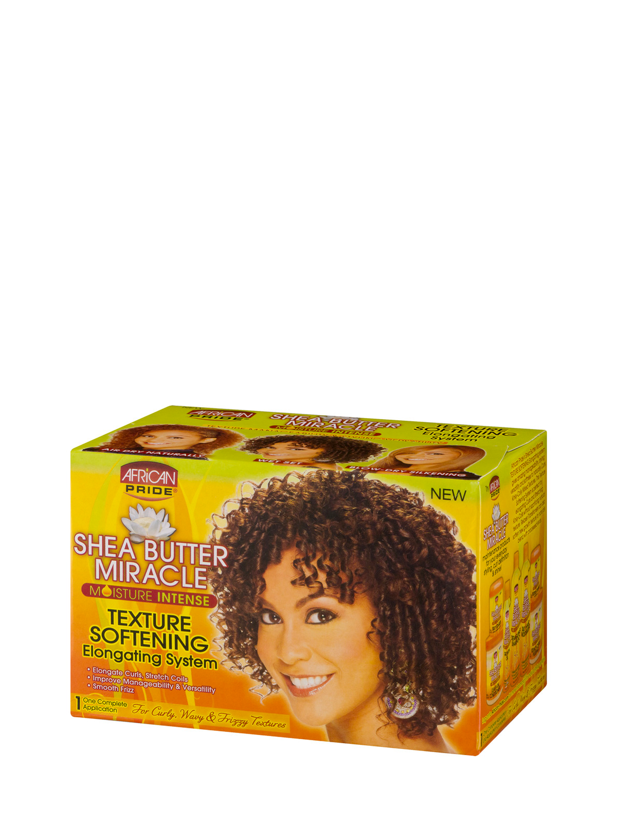 African Pride Shea Butter Miracle Texture Softening Elongating System 