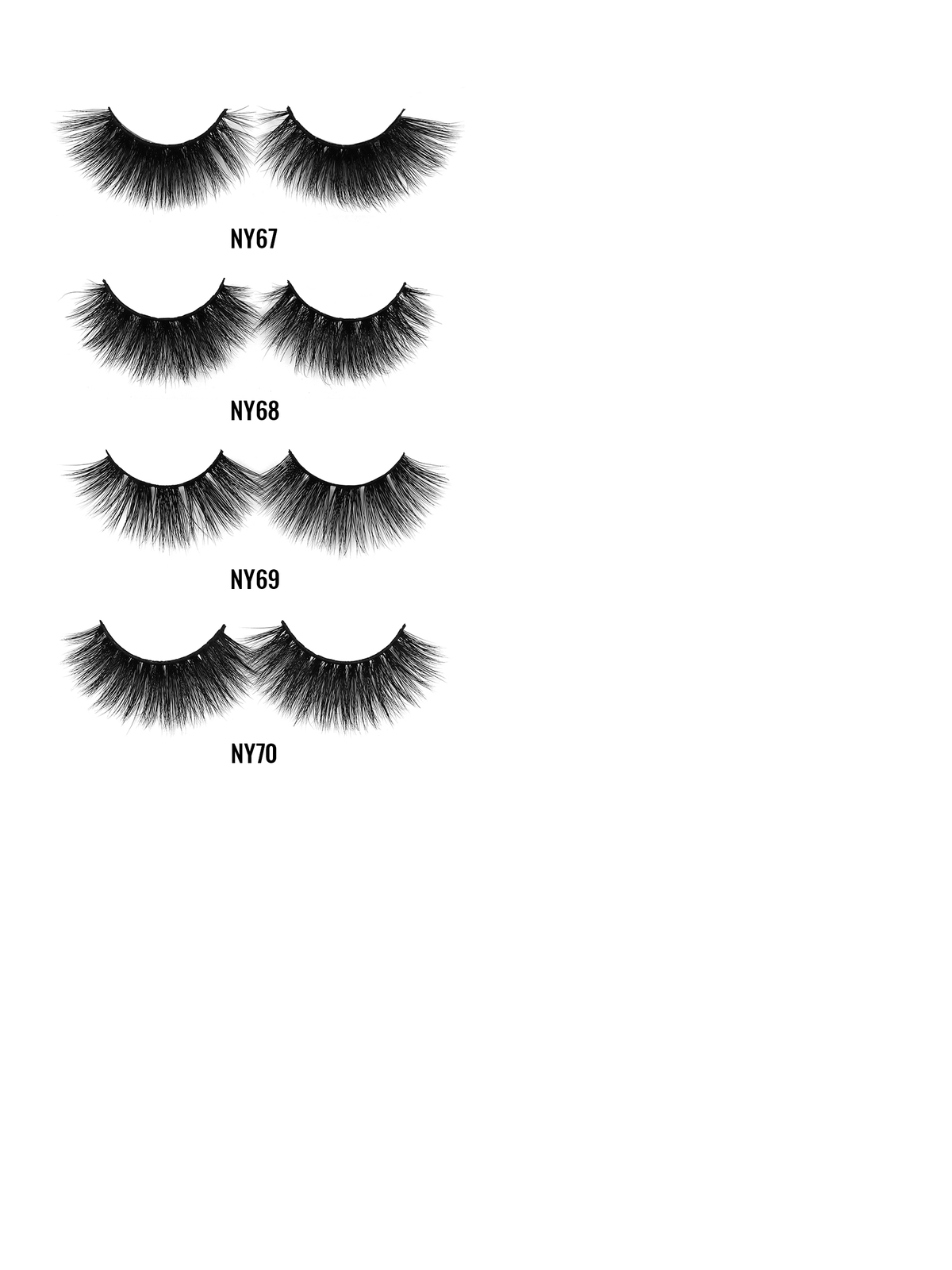 Laflare NY Mink 3D 100% Mink Hair Eyelashes