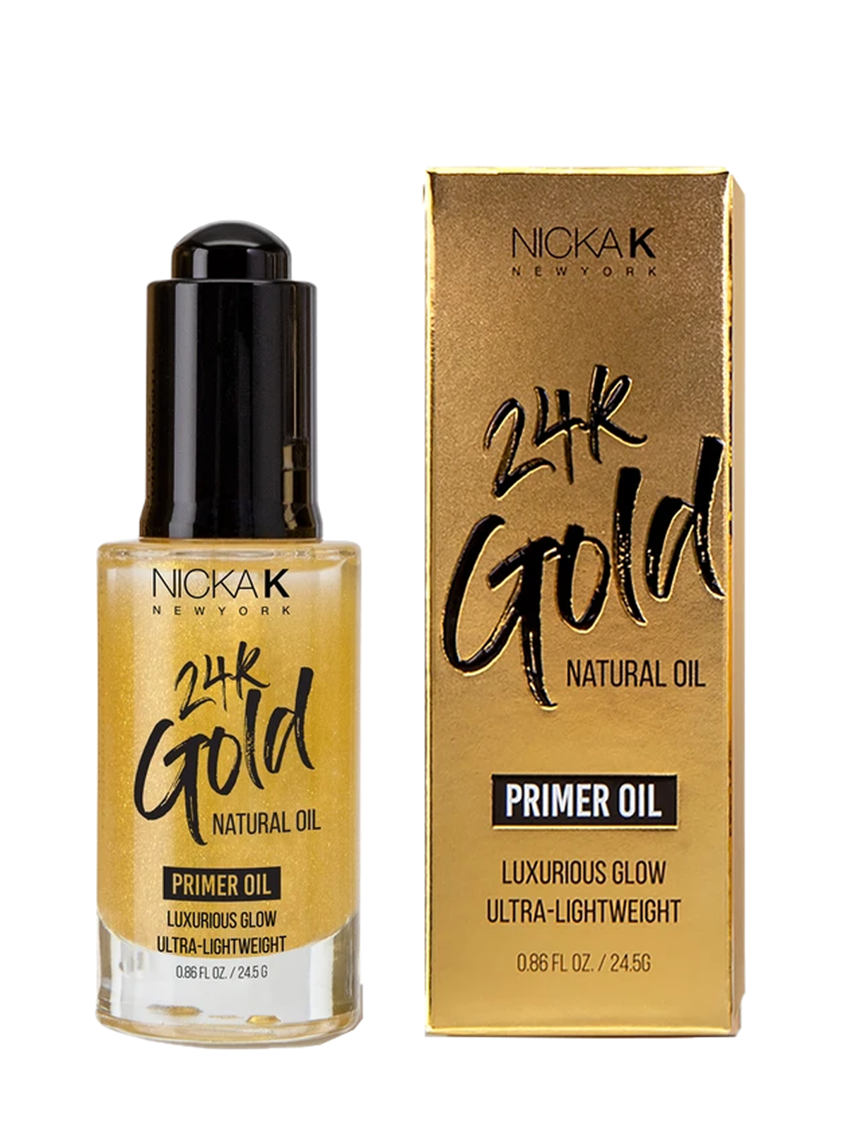 Nicka K 24K Gold Primer Oil