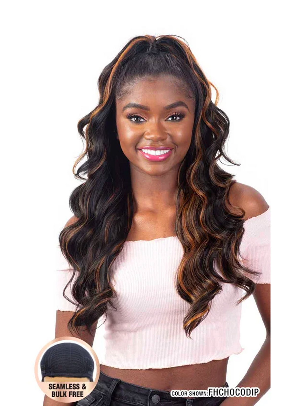 Mayde Beauty Candy Full Cap Half Wig Rock Star