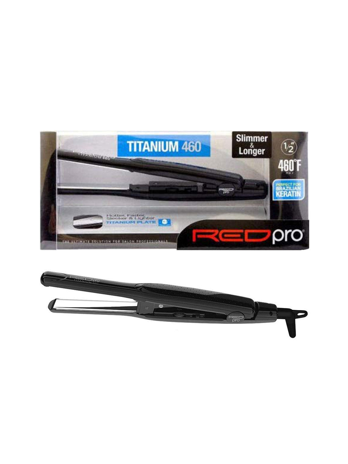 Kiss Red Pro Titanium 460 Flat Iron
