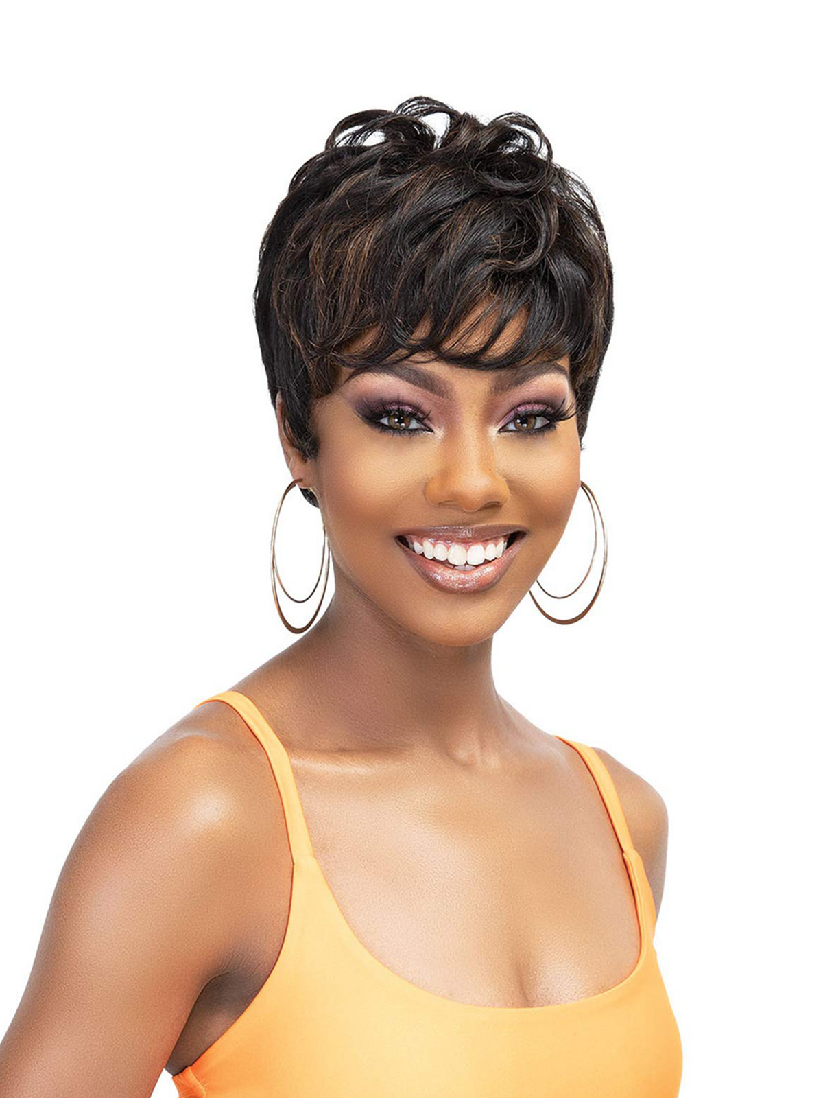 Janet Collection Lavish 100% Virgin Human Hair Wig Malia