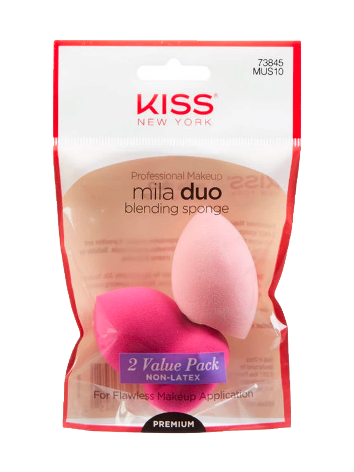 Kiss Makeup Blending Sponge Mila Duo MUS10