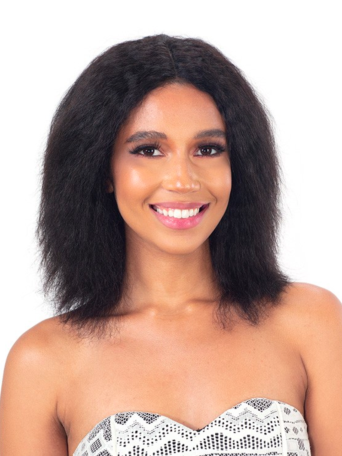 Model Model Nude Fresh Human Hair Wet & Wavy Lace Part Wig Cavalla Curl