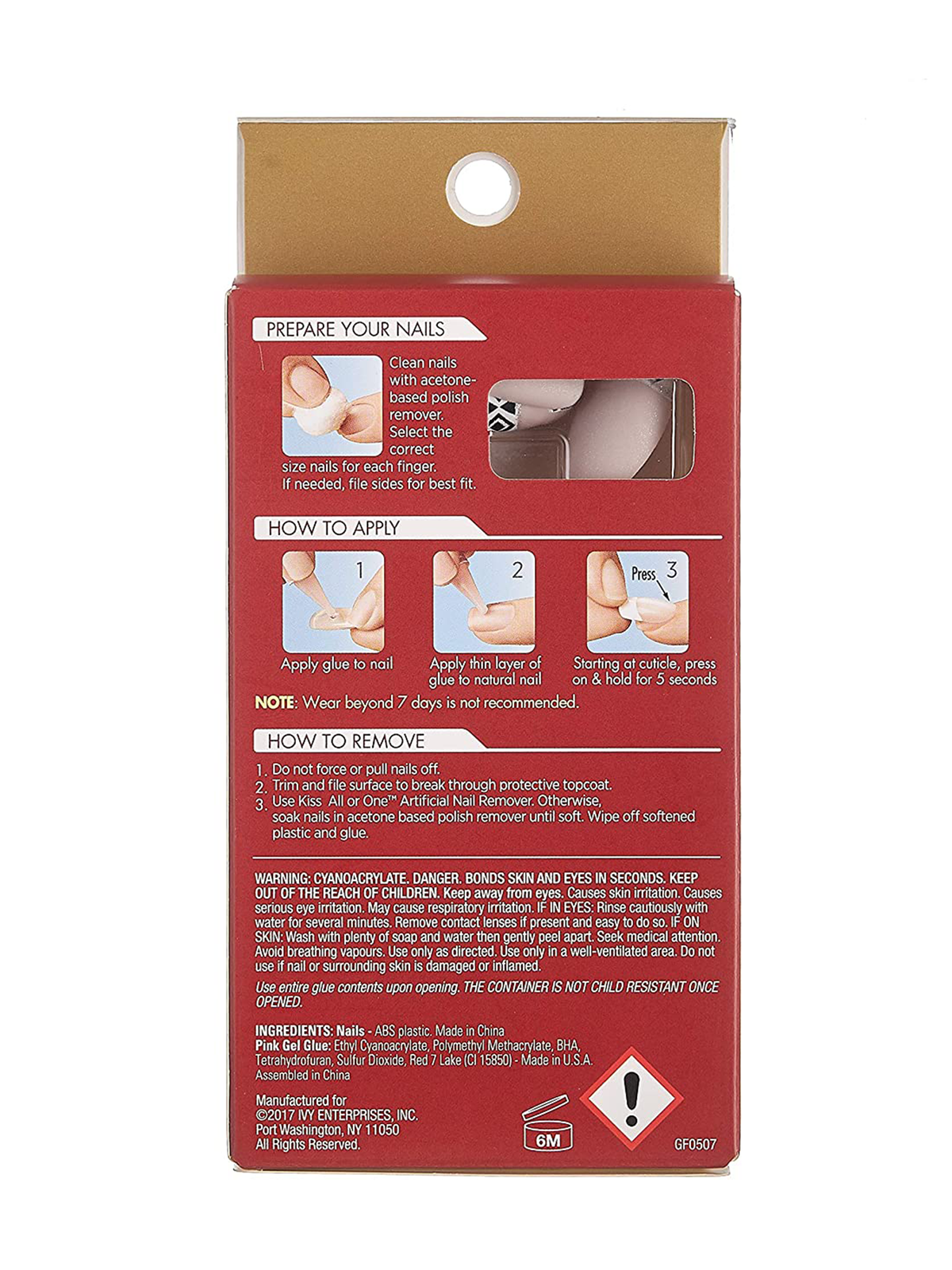 Kiss Gold Finger Posh Queen Nail Kit GF
