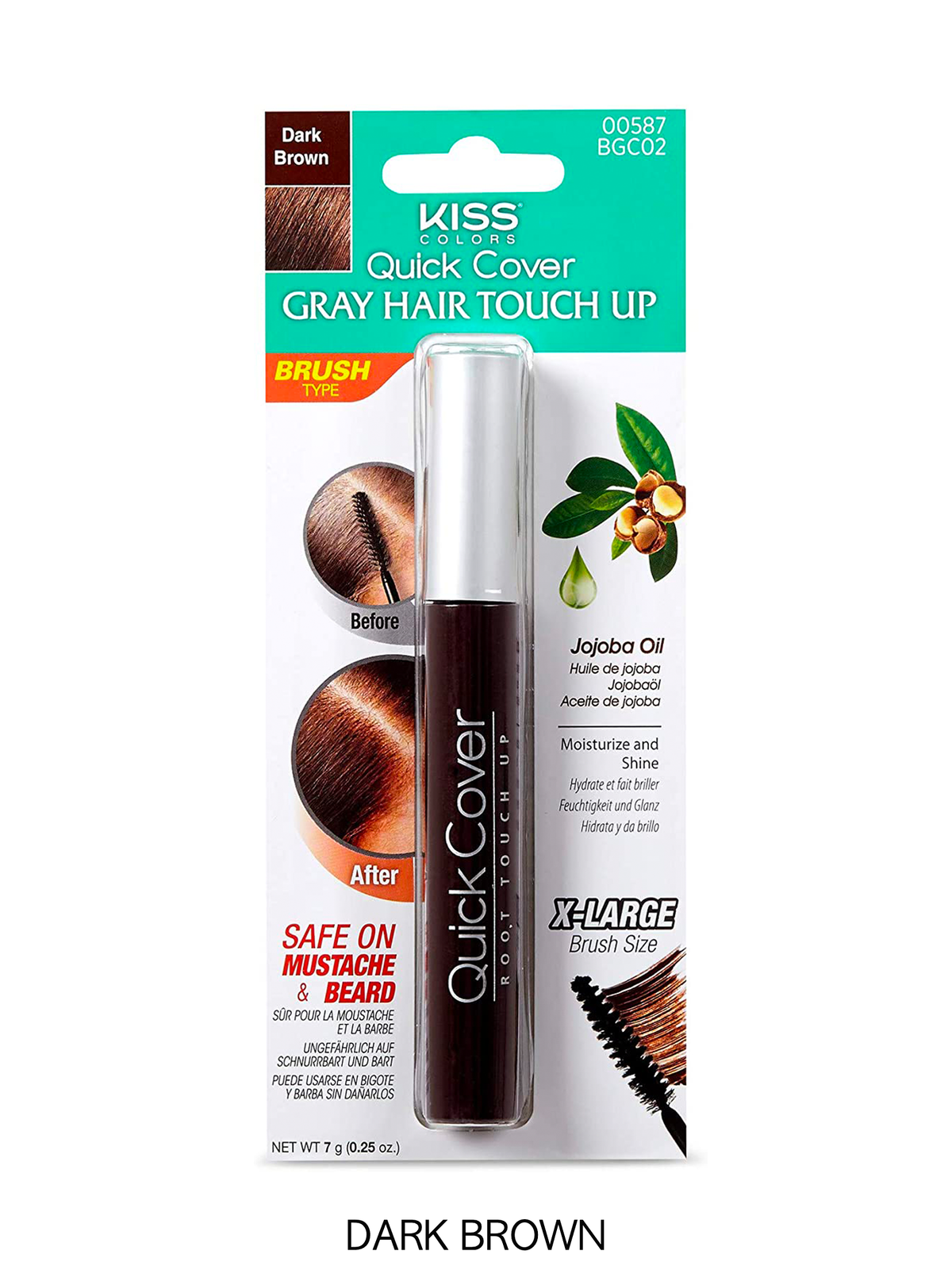 Kiss Quick Cover Brush-In Color Touch Up