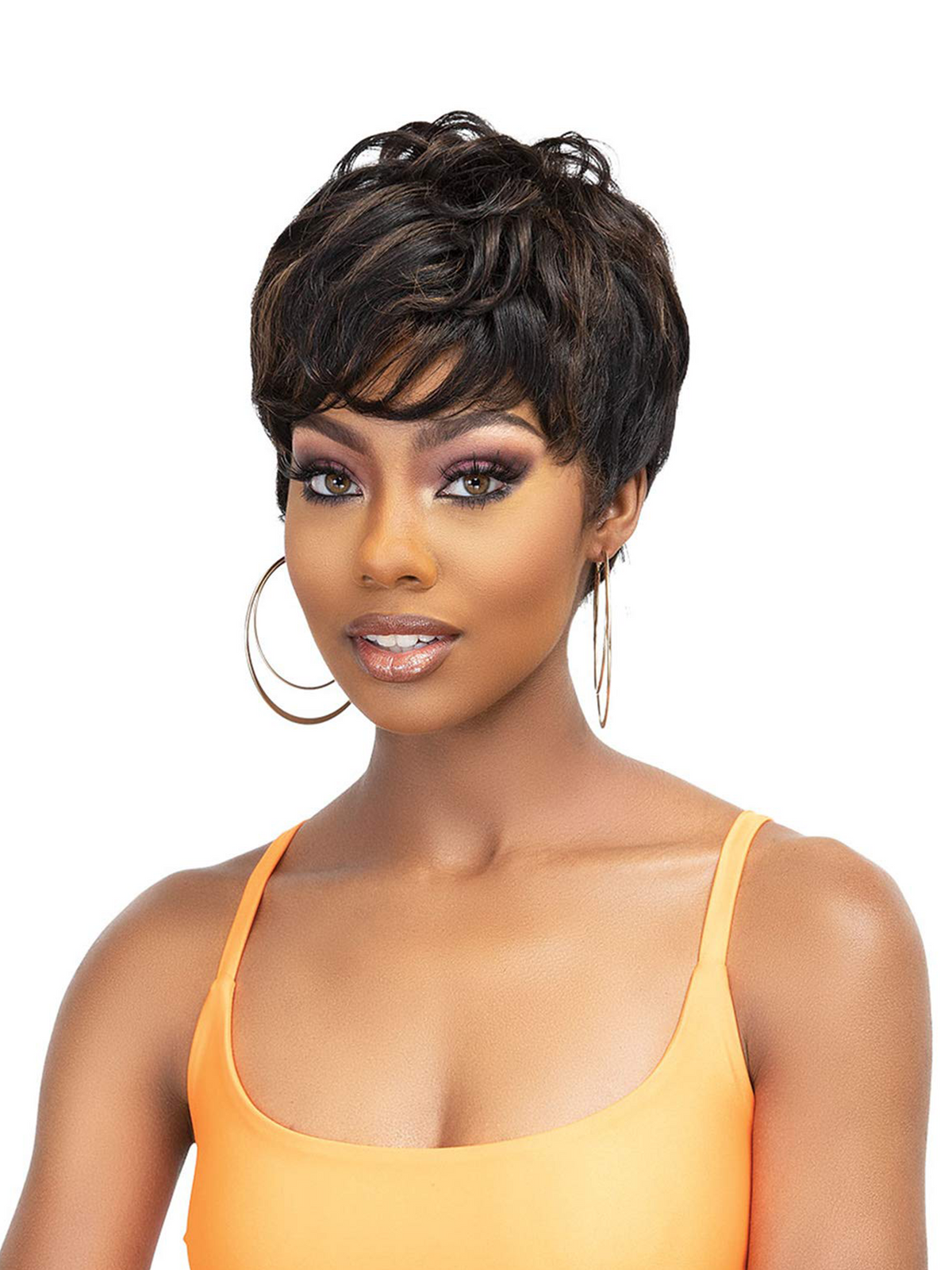 Janet Collection Lavish 100% Virgin Human Hair Wig Malia