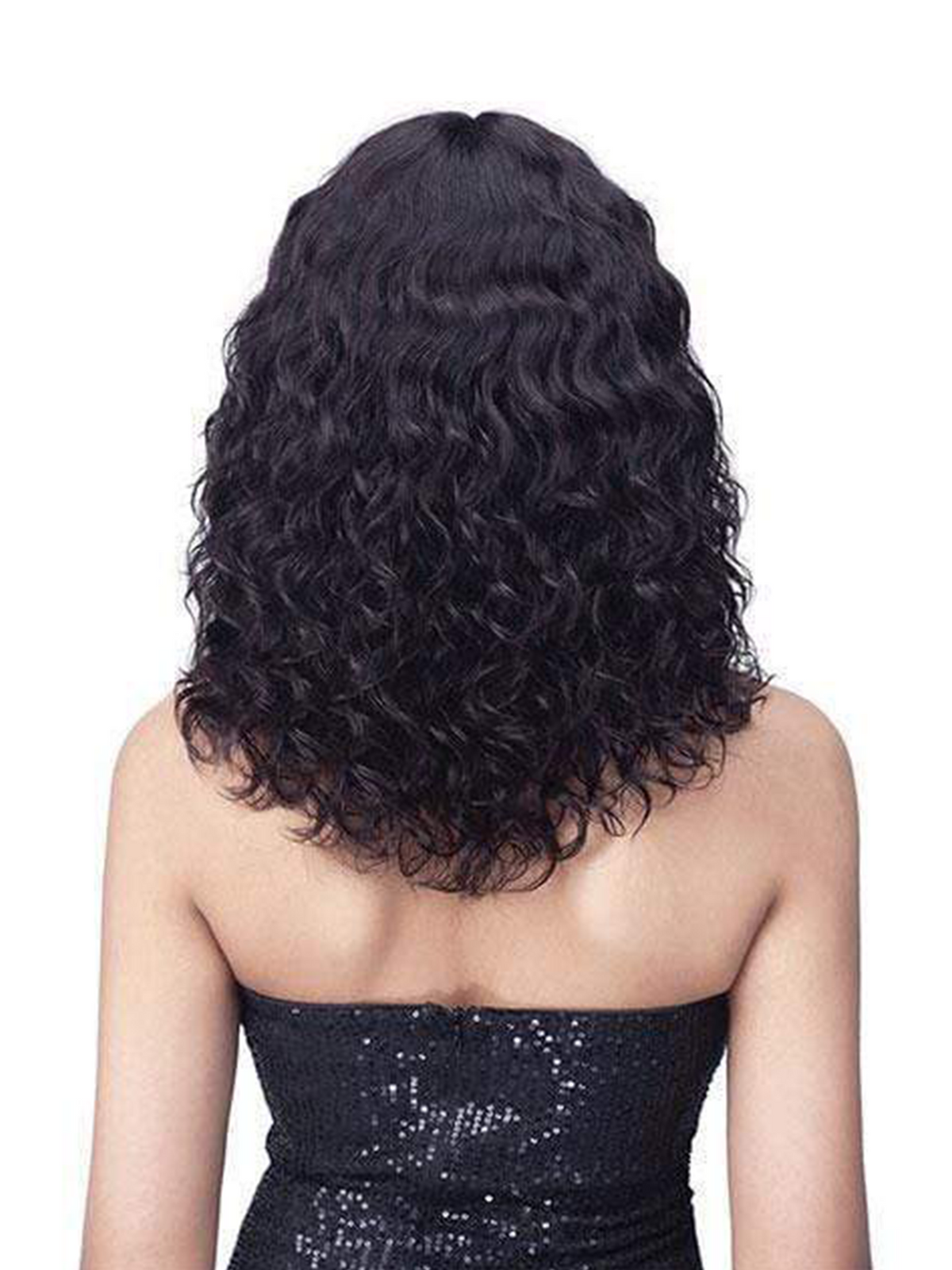 Bobbi Boss 100% Unprocessed Virgin Remy Human Hair HD Lace Front Wig BNLFWW16 Wet & Wavy 16