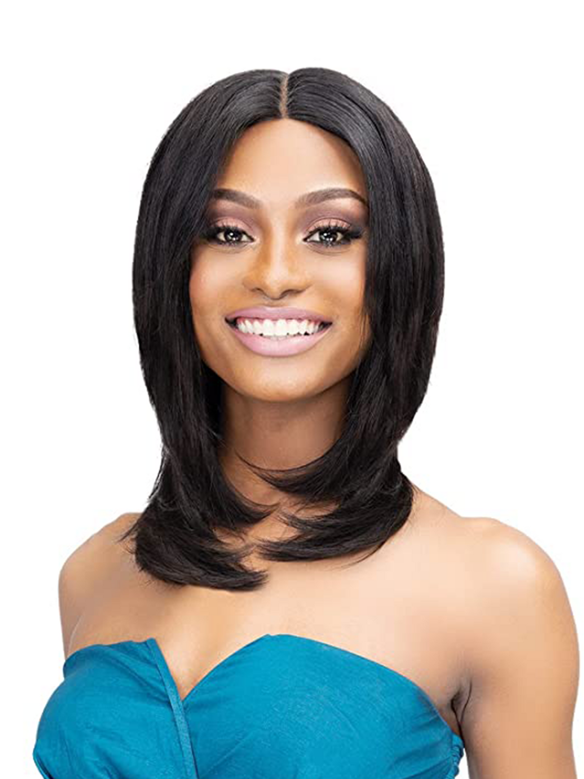 Janet Collection Luscious Wet & Wavy 100% Natural Virgin Remy Indian Hair Part Wig Nova