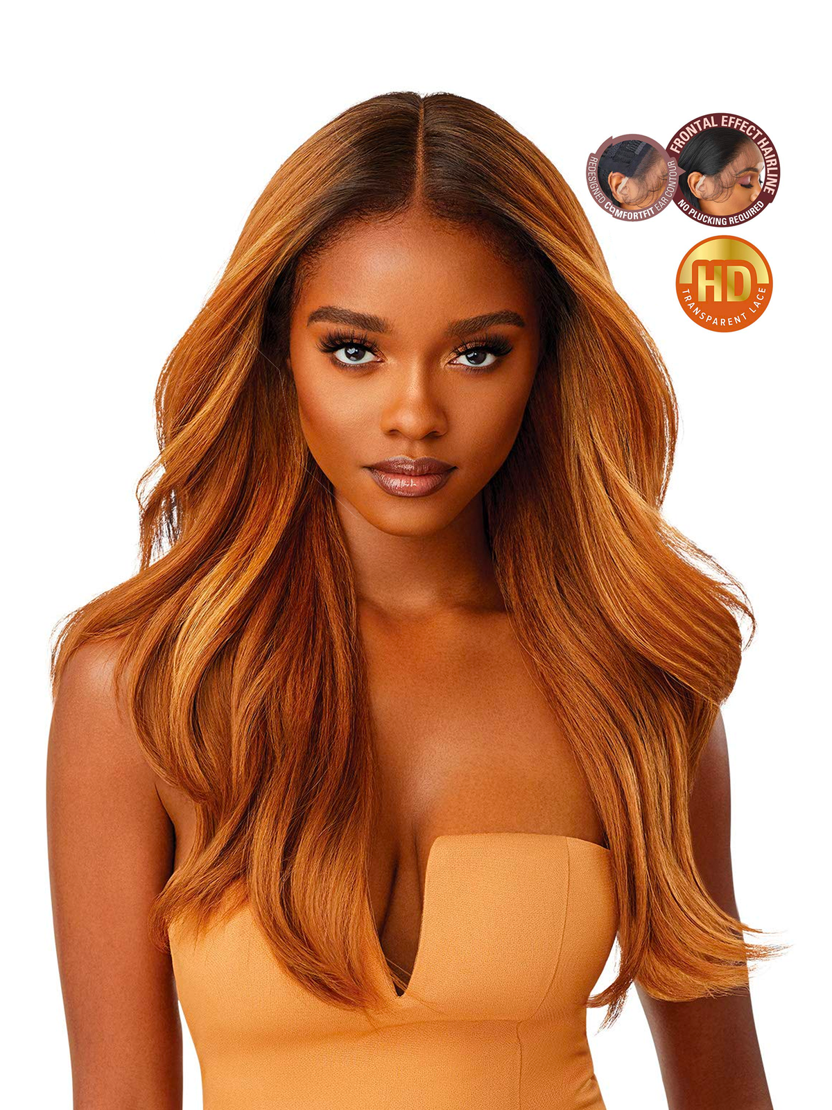 Outre Synthetic Melted Hairline HD Lace Front Wig Kamiyah