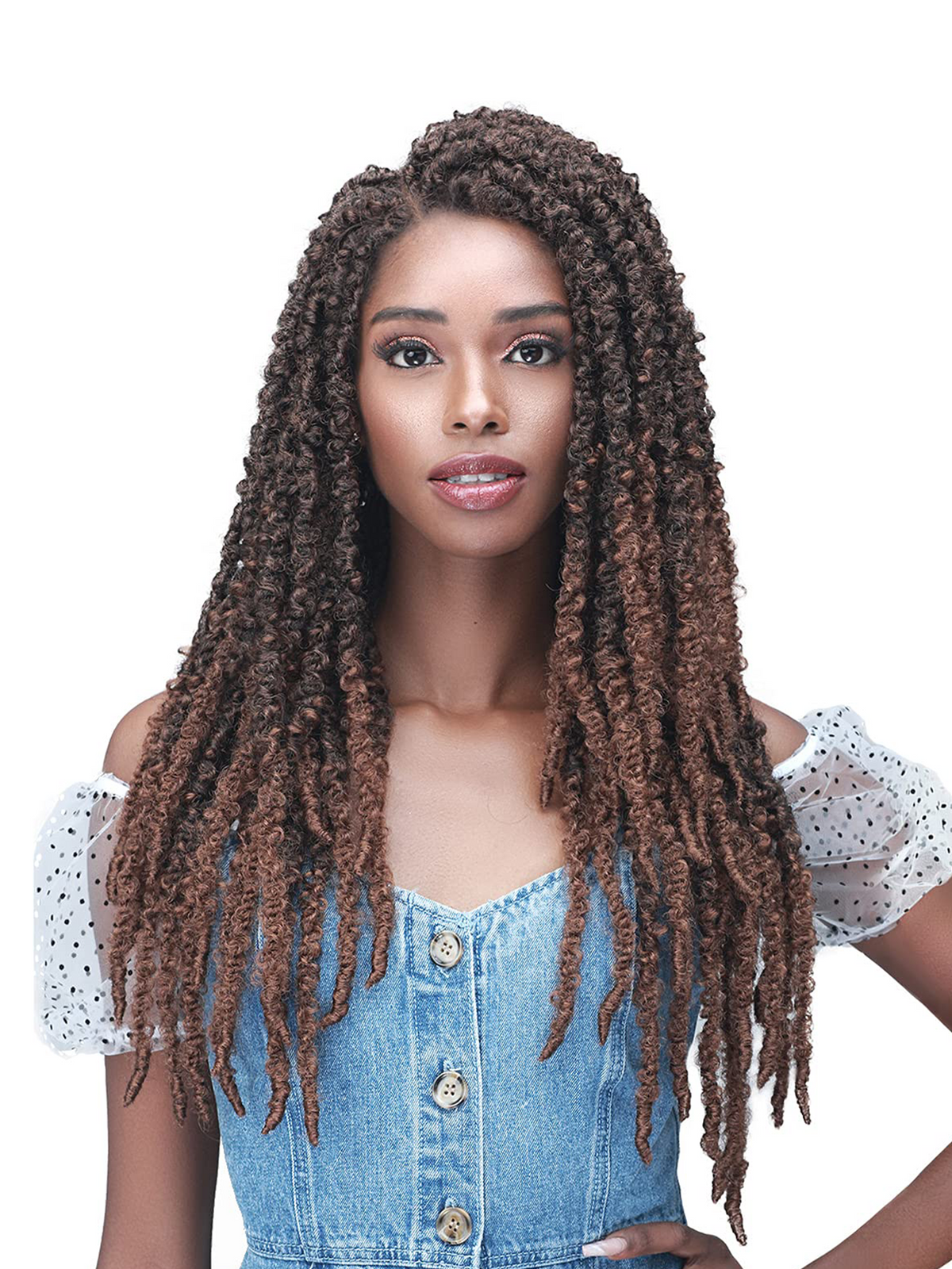 Bobbi Boss 4X4 Lace Wig MLF615 Calif. Butterfly Locs 26